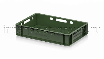 Ящик для мяса и колбасных изделий Е-1 зеленый в Сергиевом Посаде