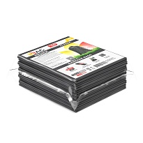 Мешки для мусора 160 л, серые, в пачке 10 шт., ПВД, 40 мкм, 900х1100 мм, i-Bag в Сергиевом Посаде