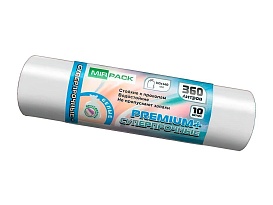 Мешки для мусора 360 л, белые, в рулоне 10 шт., ПВД 65 мкм, 1400х1000 мм, PREMIUM+, 3601015302 в Сергиевом Посаде Мешки для мусора 360 л, белые, в рулоне 10 шт., ПВД 65 мкм, 1400х1000 мм, PREMIUM+, 3601015302 в Сергиевом Посаде