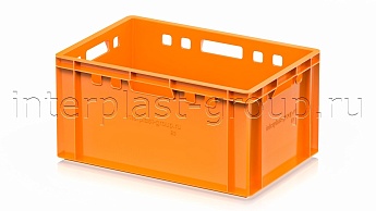 Ящик для мяса и колбасных изделий Е-3 оранжевый в Сергиевом Посаде Ящик для мяса и колбасных изделий Е-3 оранжевый в Сергиевом Посаде