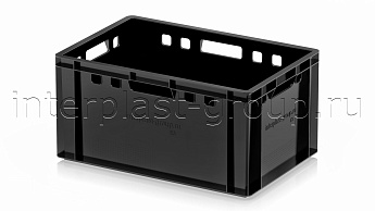 Ящик для мяса и колбасных изделий Е-3 черный в Сергиевом Посаде Ящик для мяса и колбасных изделий Е-3 черный в Сергиевом Посаде