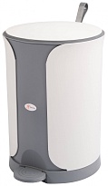 Контейнер для мусора Sтилъ с педалью 11 л серый 11 серый в Сергиевом Посаде Контейнер для мусора Sтилъ с педалью 11 л серый 11 серый в Сергиевом Посаде