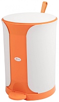 Контейнер для мусора Sтилъ с педалью 7 л оранжевый 7 оранжевый в Сергиевом Посаде
