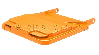 Комплект крышки для контейнера 120 л. оранжевая  оранжевый в Сергиевом Посаде