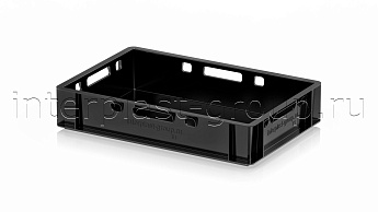 Ящик для мяса и колбасных изделий Е-1 черный в Сергиевом Посаде Ящик для мяса и колбасных изделий Е-1 черный в Сергиевом Посаде