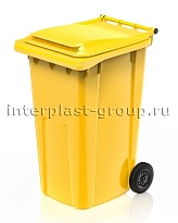 Контейнер для мусора 240 л желтый облегченный 240 желтый в Сергиевом Посаде