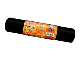 Мешки для мусора 180 л, ароматизированные, черные, в рулоне 10 шт., ПВД, 80 мкм, 1100х930 мм, EXPORT, exp18010142 в Сергиевом Посаде Мешки для мусора 180 л, ароматизированные, черные, в рулоне 10 шт., ПВД, 80 мкм, 1100х930 мм, EXPORT, exp18010142 в Сергиевом Посаде