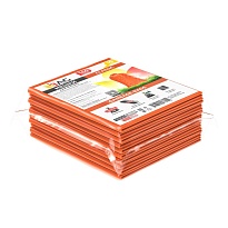 Мешки для мусора 160 л, оранжевые, в пачке 10 шт., ПВД, 40 мкм, 900х1100 мм, i-Bag в Сергиевом Посаде