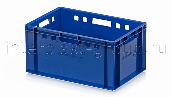 Ящик для мяса и колбасных изделий Е-3 синий в Сергиевом Посаде Ящик для мяса и колбасных изделий Е-3 синий в Сергиевом Посаде