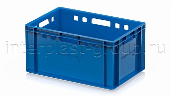 Ящик для мяса и колбасных изделий Е-3 голубой в Сергиевом Посаде Ящик для мяса и колбасных изделий Е-3 голубой в Сергиевом Посаде