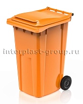 Контейнер для мусора 240 л оранжевый облегченный 240 оранжевый в Сергиевом Посаде Контейнер для мусора 240 л оранжевый облегченный 240 оранжевый в Сергиевом Посаде