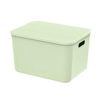 Ящик пластиковый вкладываемый светло-зеленый 410х305х245 мм в Сергиевом Посаде
