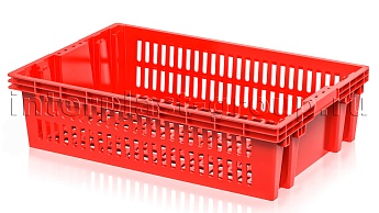 Ящик для овощей, фруктов и хлеба Евролоток морковный в Сергиевом Посаде Ящик для овощей, фруктов и хлеба Евролоток морковный в Сергиевом Посаде