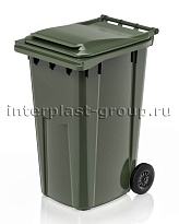 Контейнер для мусора 240 л зеленый облегченный 240 зеленый в Сергиевом Посаде